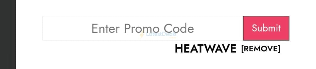 Screenshot of the One Education discount code working