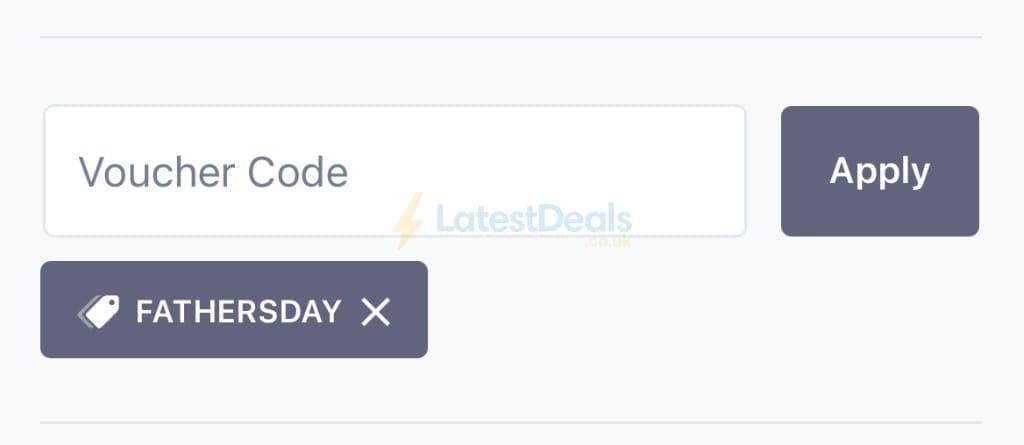 Screenshot of the Lakeland Leather discount code working