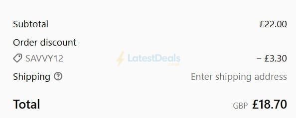 Screenshot of the Roccabox discount code working