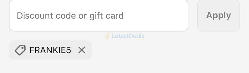 Screenshot of the GS Equestrian discount code working