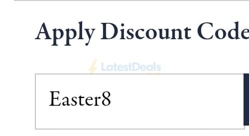 Screenshot of the Stellar discount code working
