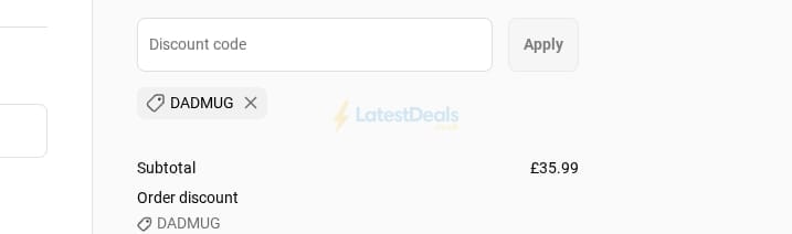 Screenshot of the Just Bee Honey discount code working