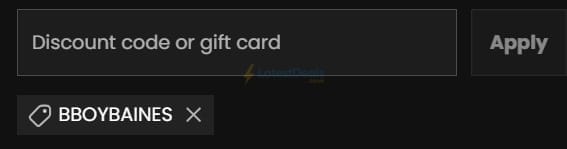 Screenshot of the Lumi Therapy discount code working
