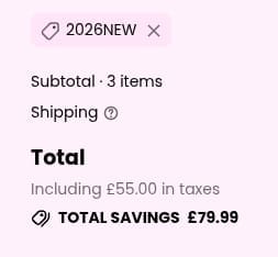 Screenshot of the Spoiled Brat discount code working
