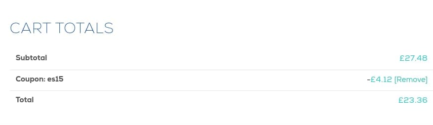 Screenshot of the Post My Meds discount code working