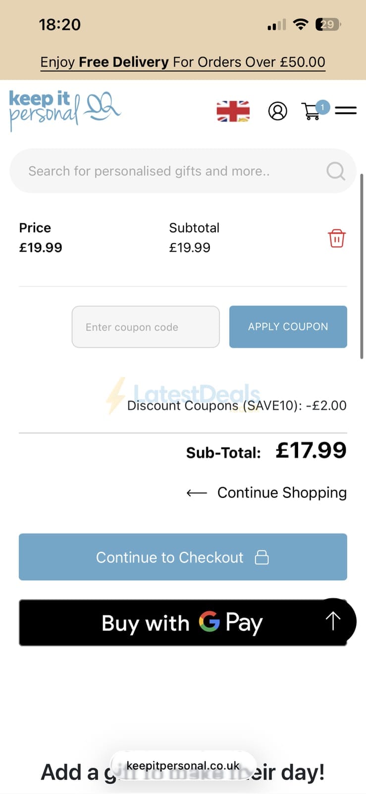 Keep It Personal Discount Code - 45% Off in July 2026