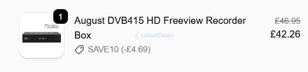 Screenshot of the iDaffodil discount code working