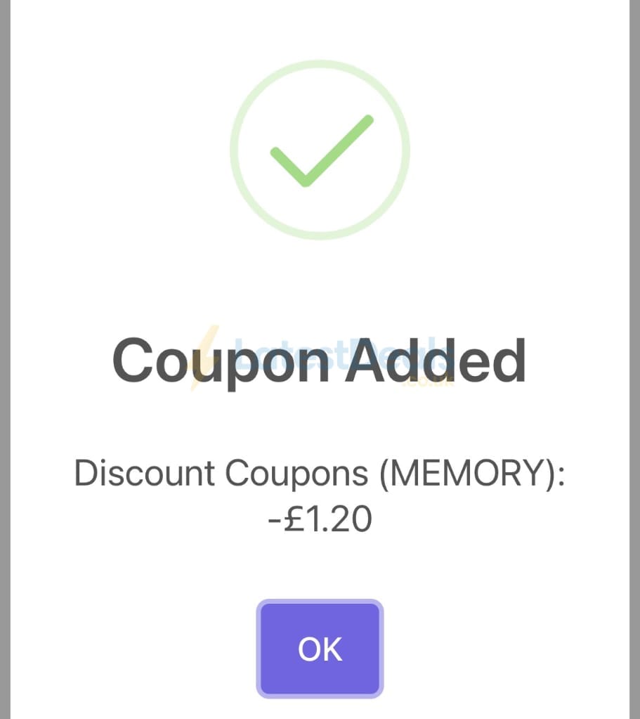 Screenshot of the Keep It Personal discount code working