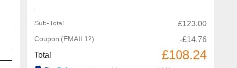 Screenshot of the Maxpeedingrods discount code working