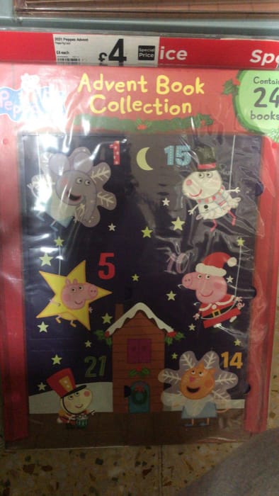 Peppa Pig Advent Book Calendar 4 At ASDA peppa-pig-advent-book-calendar-4-at-asda
