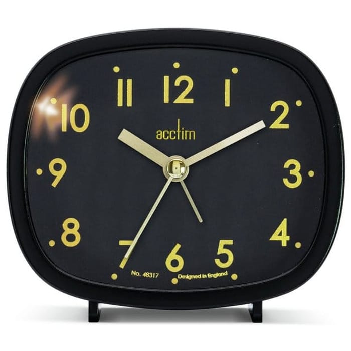 Acctim Hilda Retro Alarm Clock Black, £7 at Argos