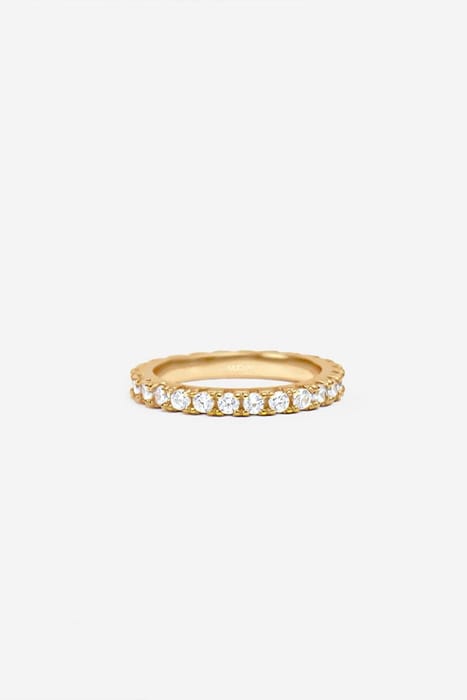 Gold Stacking Eternity Ring with Cubic Zirconia Stones, £33 at Debenhams