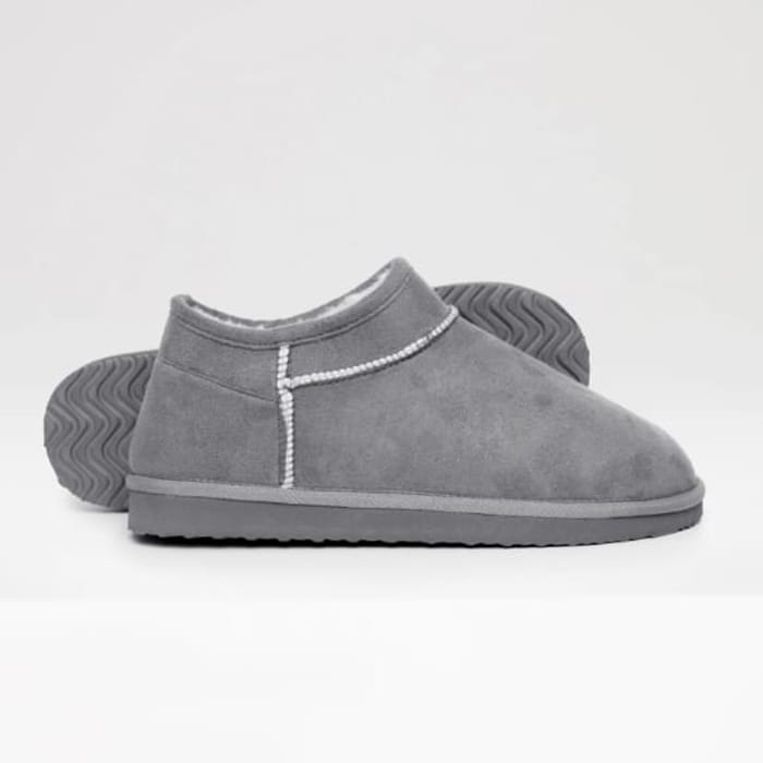 Ladies Threadbare Grey Slipper Boot, £7 at You Know Who's