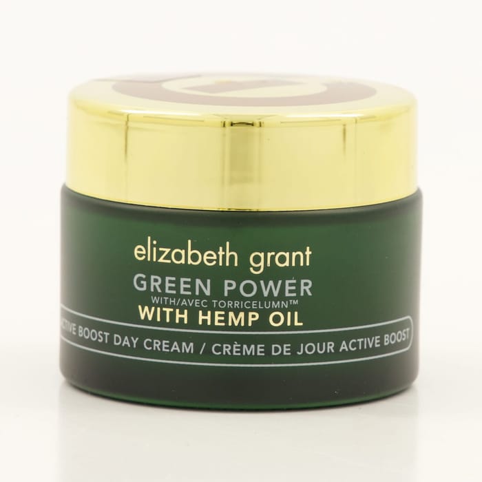 Elizabeth Grant Green Power Gesichtscreme – Mit Hanföl, 24h Pflege, 100 Ml
