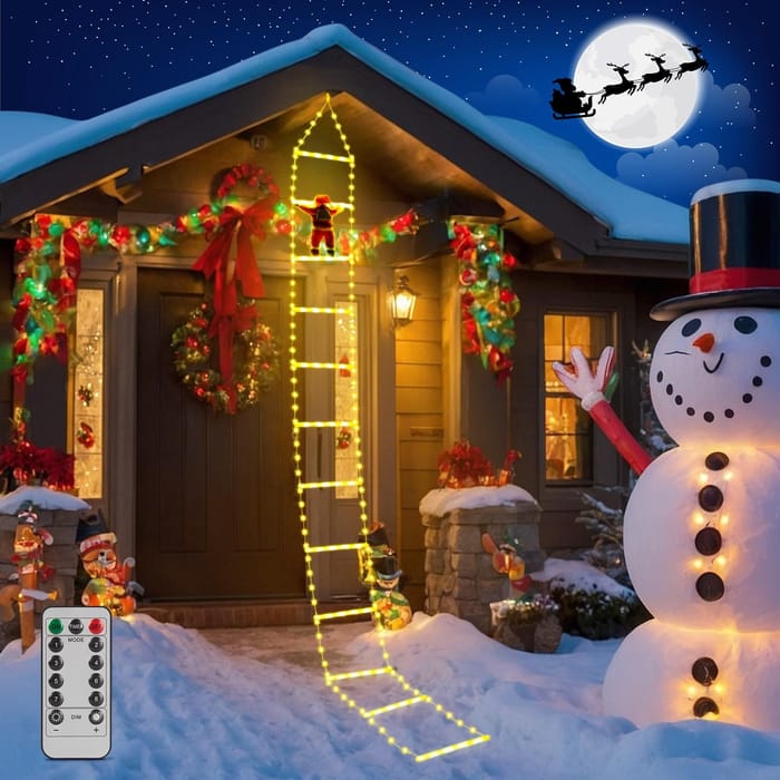 Santa Remote Control 10FT Outdoor Christmas Lights with Santa, Remote-Controlled LED, £9.99 ...