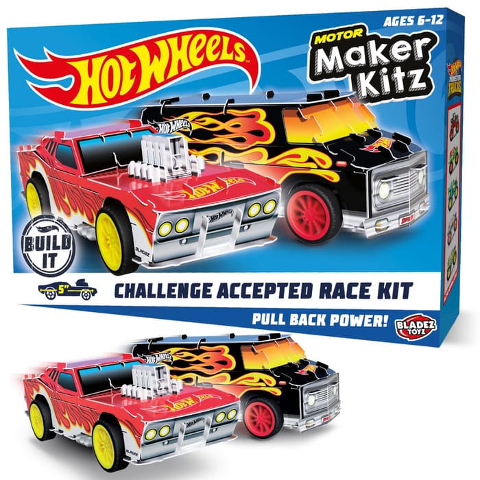 BLADEZ Hot Wheels Pull Back Racers - Roger Dodger & Super Van, £6.98 at ...