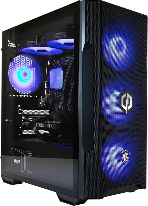 CyberPowerPC X MSI PBM Gaming PC Ryzen 5 7500F, £989 at Amazon