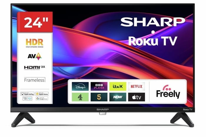 Sharp 24-Inch 1T-C24GD2425K Smart Roku TV, £129.99 at Argos