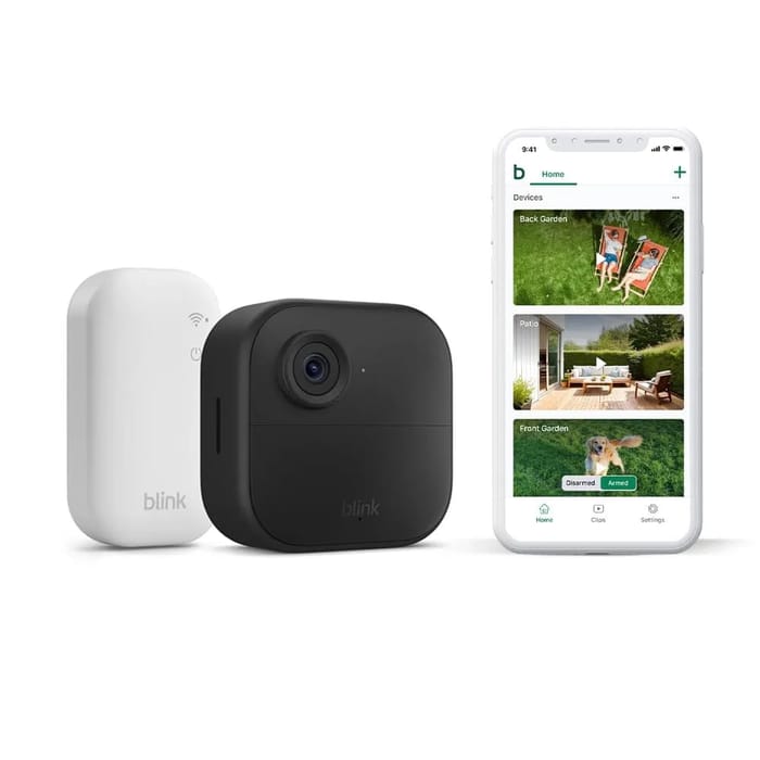 Two Keyborad Switch Module Blink Outdoor 4 Wireless HD Camera - 1 Camera System + Sync Module Core ...