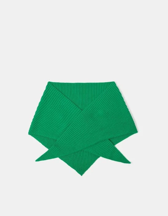 Accessorize X Good Manners Rib Knitted Triangle Scarf, £12.60 at ...