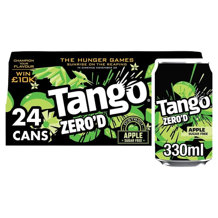 Tango Zero'd District Apple 24x330ml, £7 at ASDA