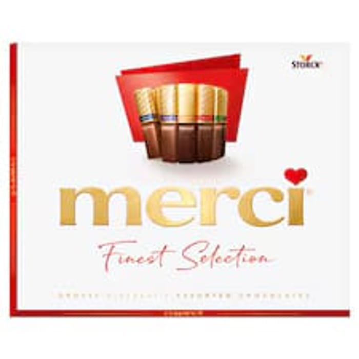 Merci Finest Collection 250G, £4 at Tesco