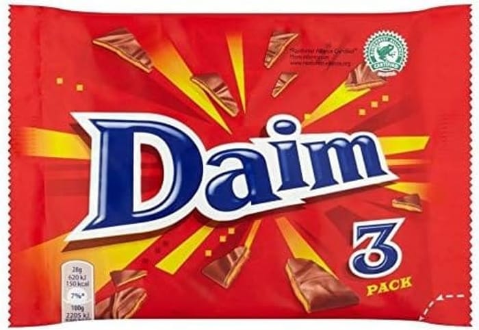 Daim Crunchy Almond Caramel Chocolate Bars 84 G, £1.26 at Amazon