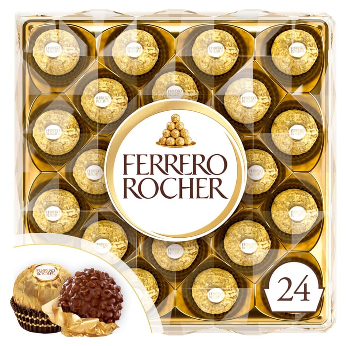 Ferrero Rocher Boxed Chocolates (24 Pieces, 300g), £6.50 at Tesco