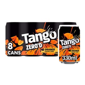Tango Orange Sugar Free 330ml Pack of 8