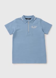 Boys Blue Smart Polo Shirt (7-15 Years)