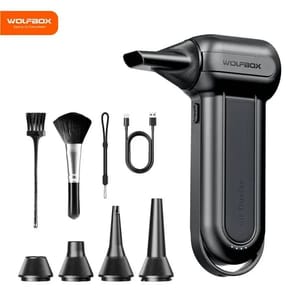WOLFBOX DF100 Wireless Electric Air Duster, 150000 RPM Brushless Motor