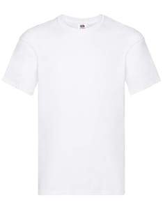 Fruit of the Loom Men's Original T-Shirt White Large UK