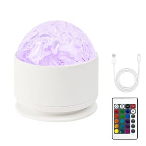 2-in-1 Aurora Projector Light with Remote, 16 Colors