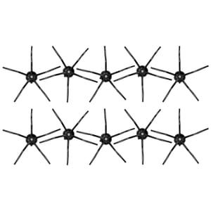 10-Pack Side Brushes for Roborock and Qrevo Series