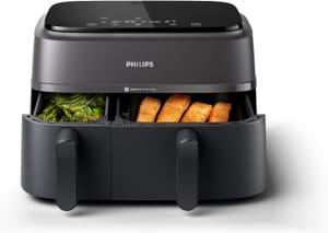 Philips Airfryer 3000 Series Dual Basket, 3L+6L Capacity, RapidAir Plus