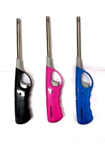 KARAN KING Pack of 3 Refillable Safety Gas Candle BBQ Fire Lighter