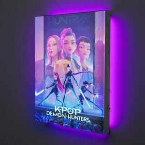 K-Pop Demon Hunters Huntrix Light up Canvas