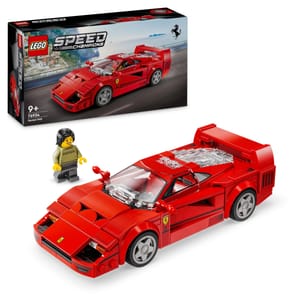 LEGO Speed Champions Ferrari F40 Supercar Vehicle,with Driver Minifigure 76934