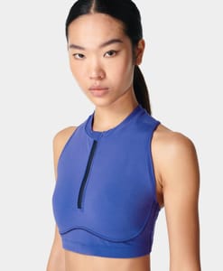 Power Contour Zip Bra