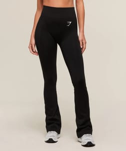 Gymshark Vital Soft Flared Leggings - Black