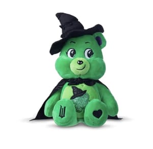 Care Bears X Wicked Plush: Good Luck Bear as Elphaba, 22cm