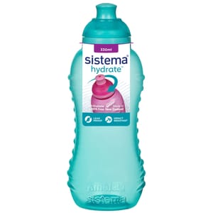 Sistema Twist N Sip Squeeze Kids Water Bottle, 330ml