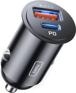 INIU 60W Car Charger USB-C and USB-A