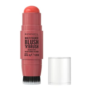 3 for 2 - Rimmel Multi Tasker Blush'N'Brush Dual-Ended Blush Stick Coral Dust 8g