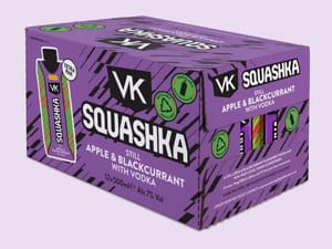 12x VK Squashka Apple & Blackcurrant with Vodka