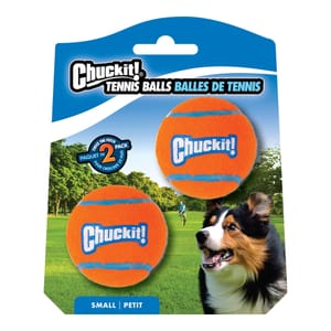 Chuckit! Tennis Ball Lightweight Dog Toy for Fetch Pack of 2