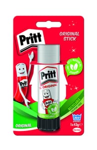 Pritt Glue Stick: Safe Craft Adhesive, 43g, White