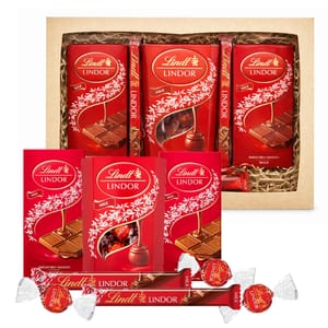 Lindt Milk Chocolate Hamper for Birthday Gifts - Assortment of 200g