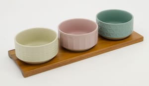ANA JAKOBS Four Piece Grey Tapas Set