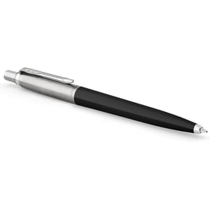 Parker Jotter Ballpoint Pen, Black Finish, Medium Point, Blue Ink